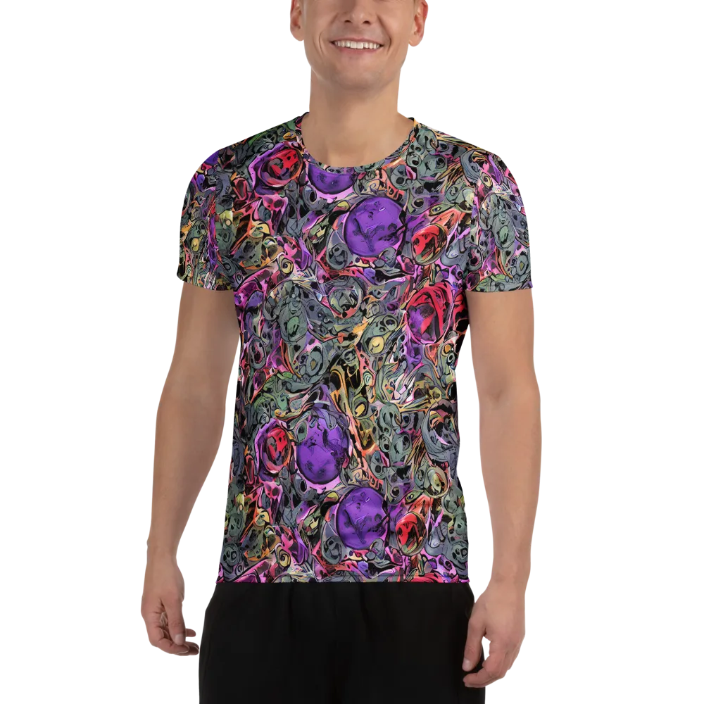 Violet Menagerie on Men's Athletic T-Shirt — Front