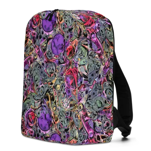 Violet Menagerie on a Minimalist Backpack