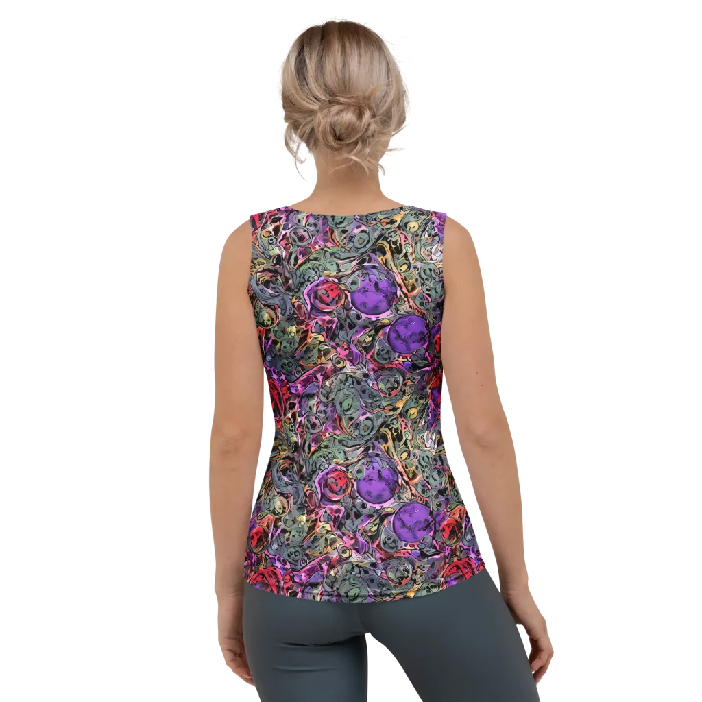 Violet Menagerie on Women's Tank Top — Back