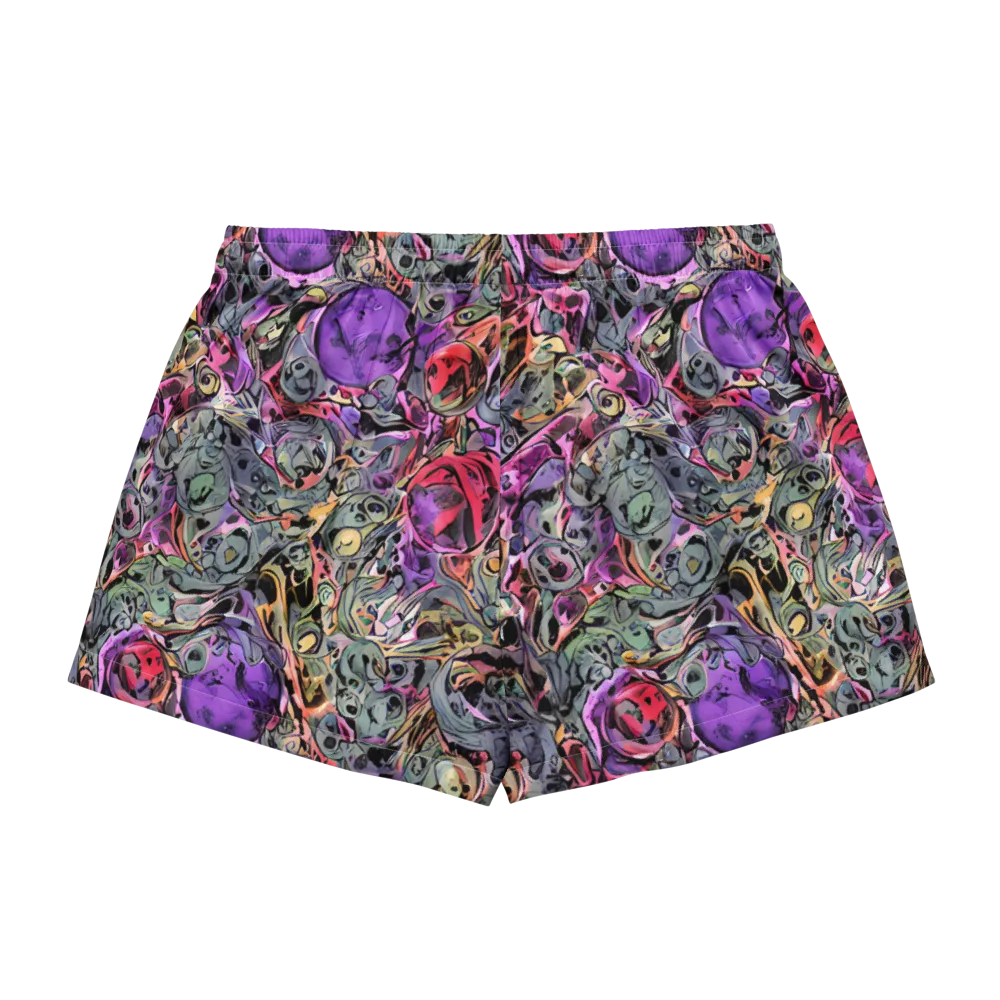Violet Menagerie on Women's Pajama Shorts — Back