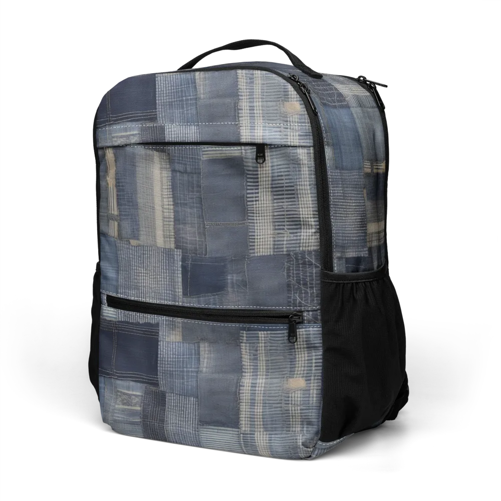 Blue Loom on Utility Backpack — Left Front