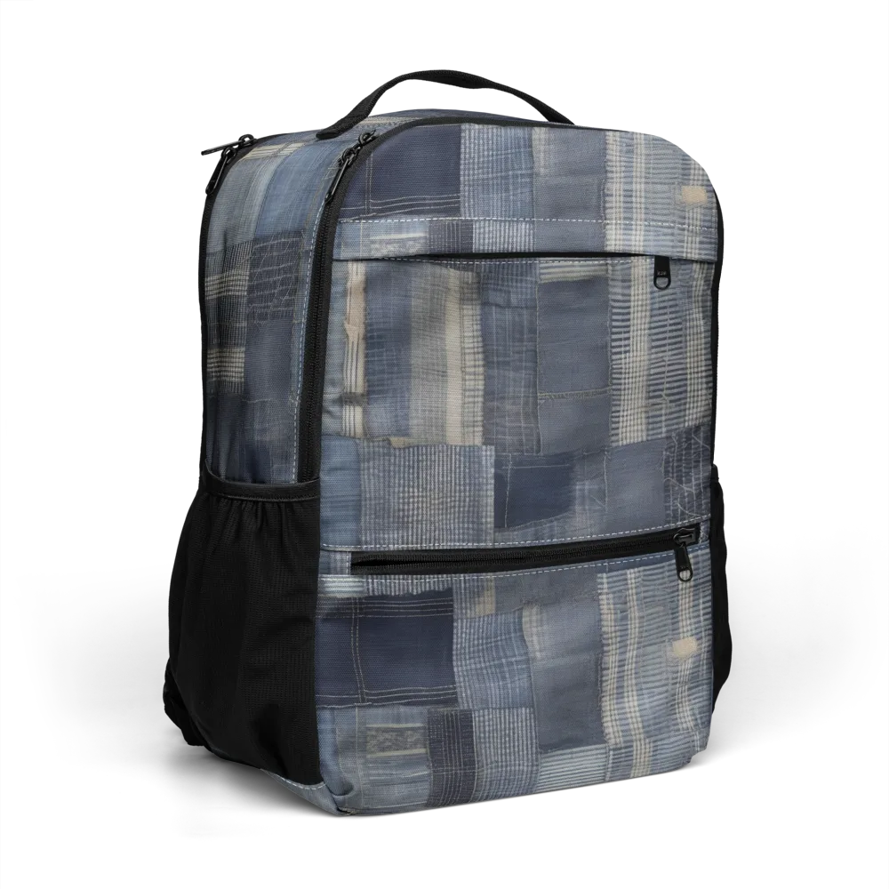 Blue Loom on Utility Backpack — Right Front
