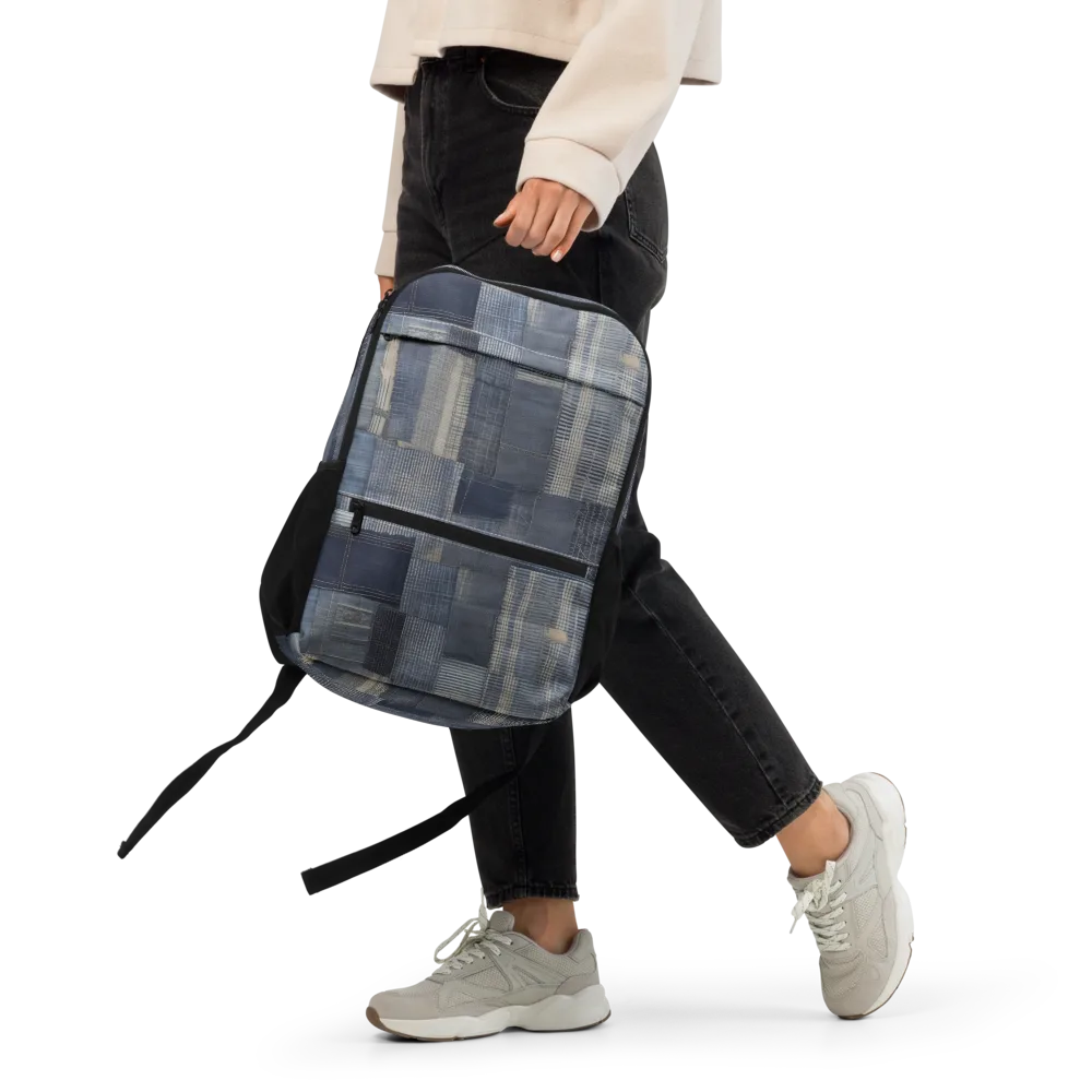 Blue Loom on Utility Backpack — Front