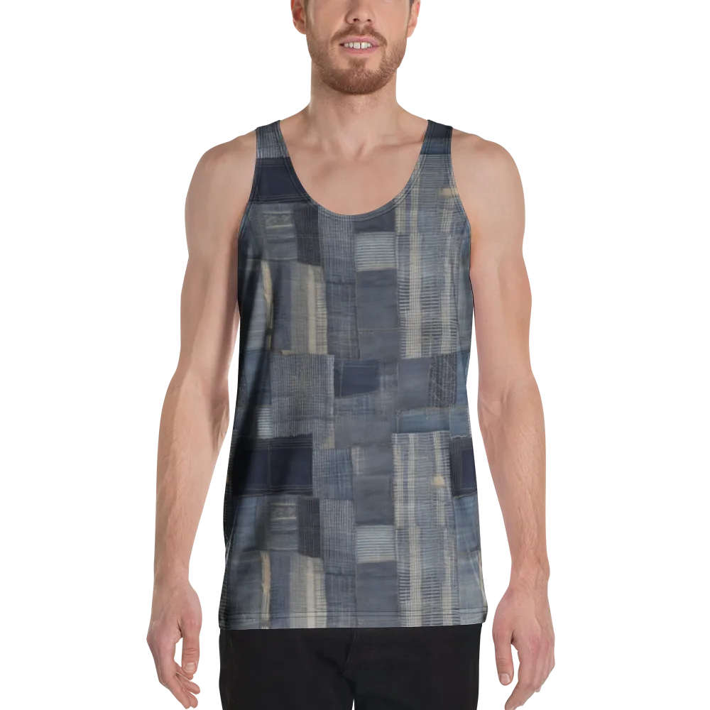 Blue Loom on Men's Tank Top — Front