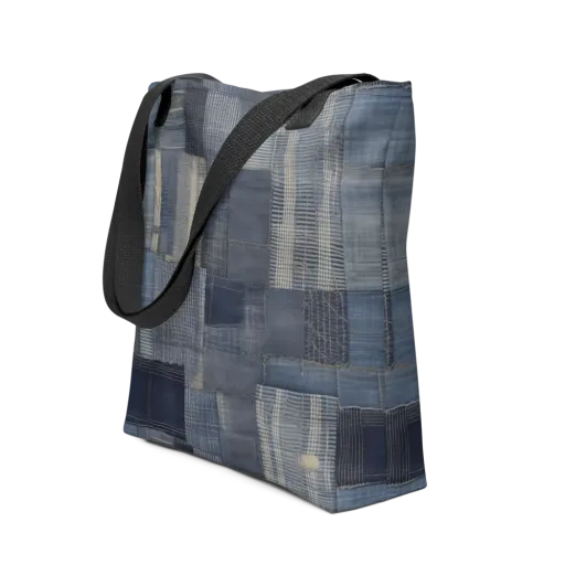 Blue Loom on a Tote Bag