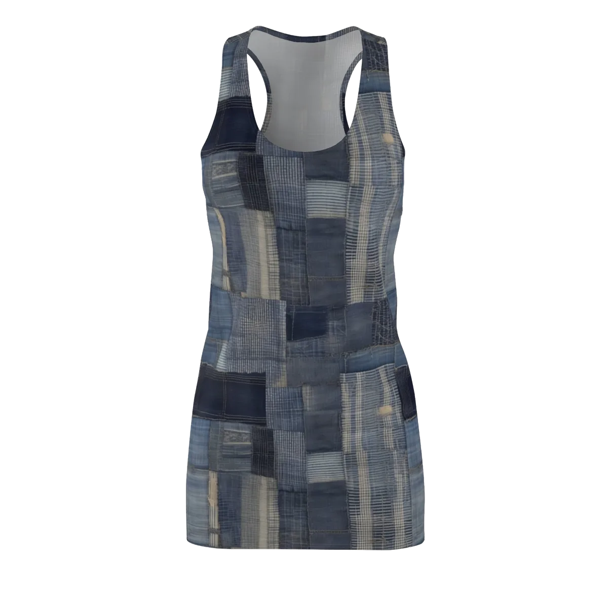 Blue Loom on Racerback Dress — Front