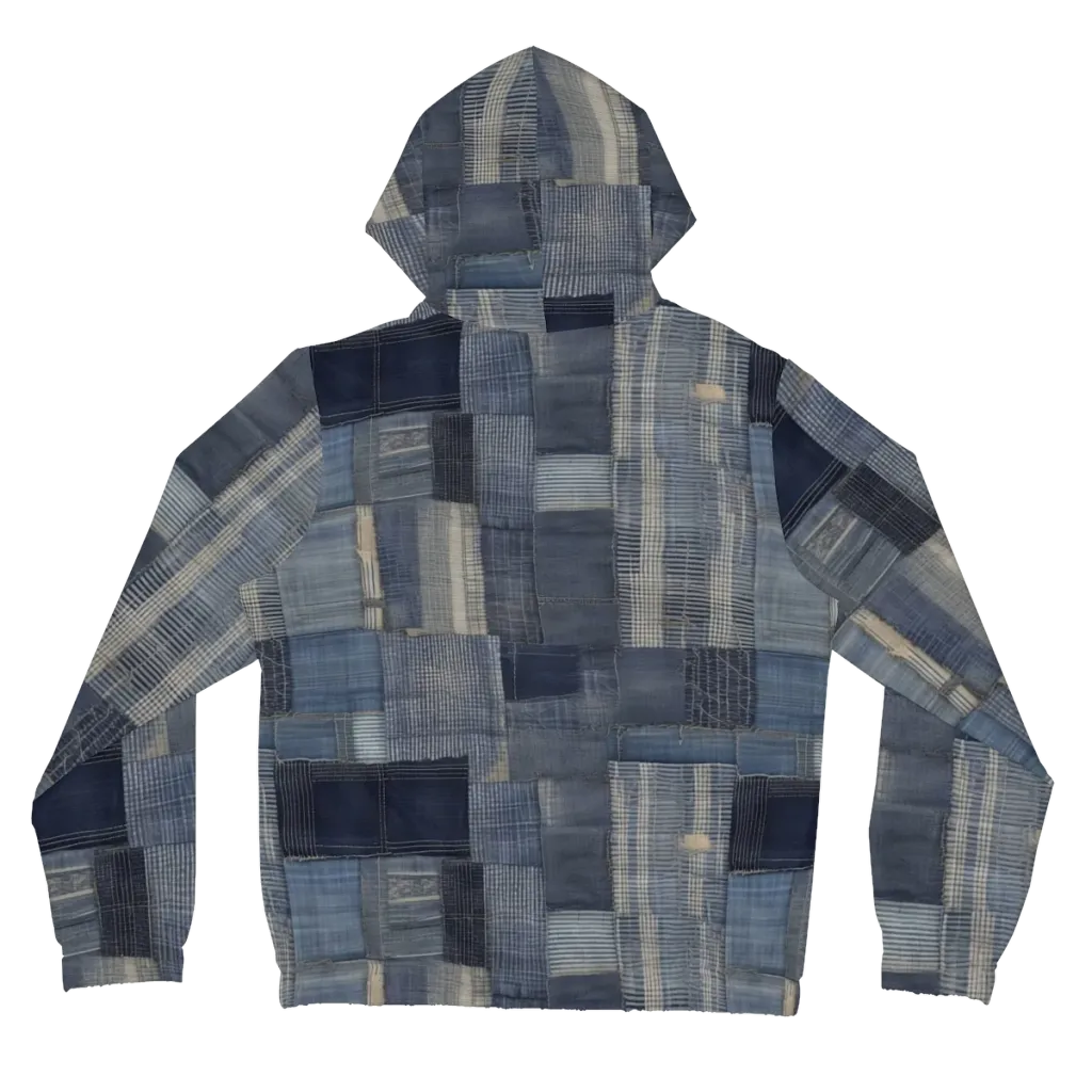 Blue Loom on Women's Full-Zip Hoodie — Back