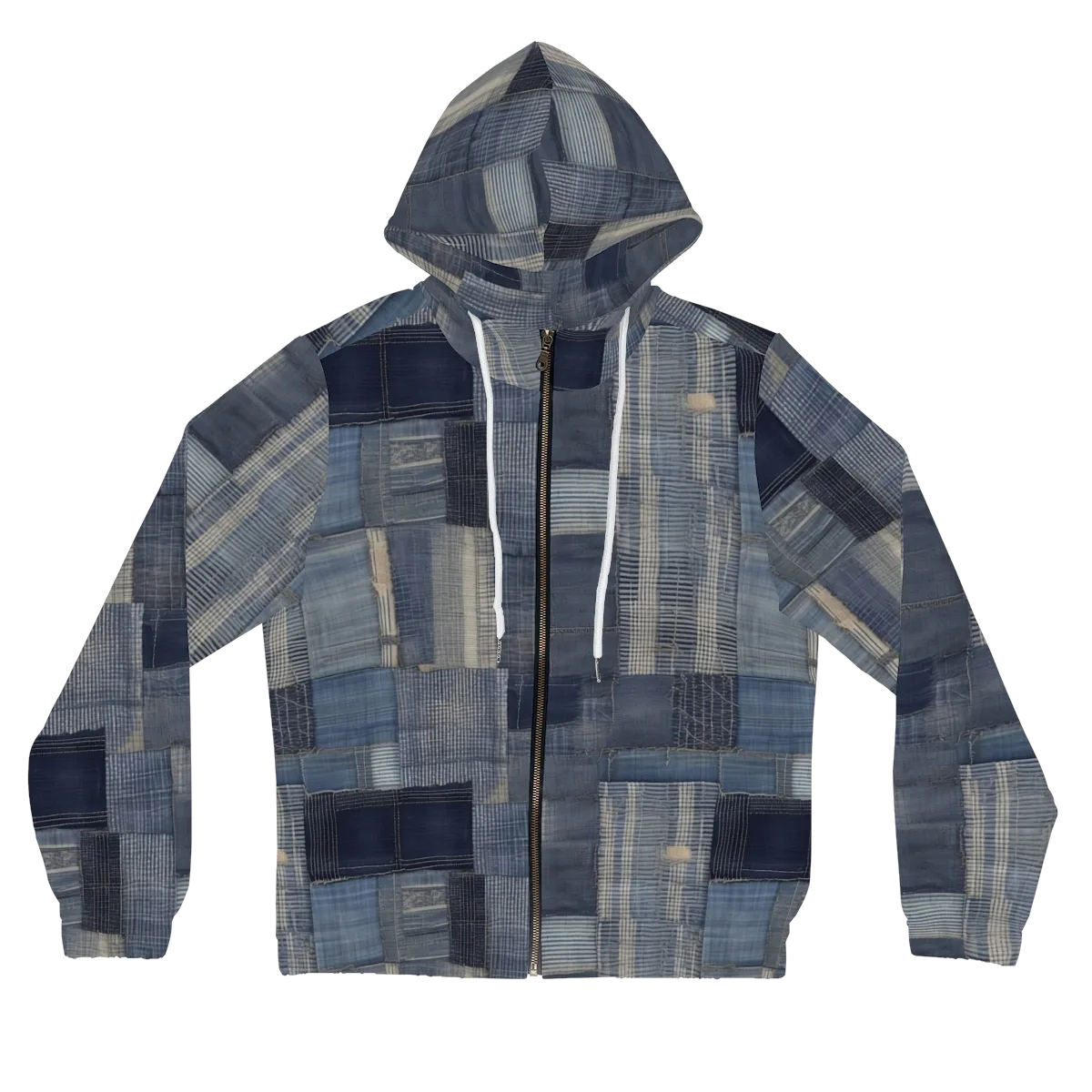Blue Loom on Women's Full-Zip Hoodie — Front