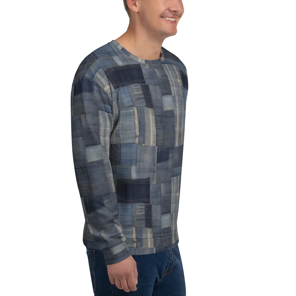 Blue Loom on Sweatshirt — Right Front