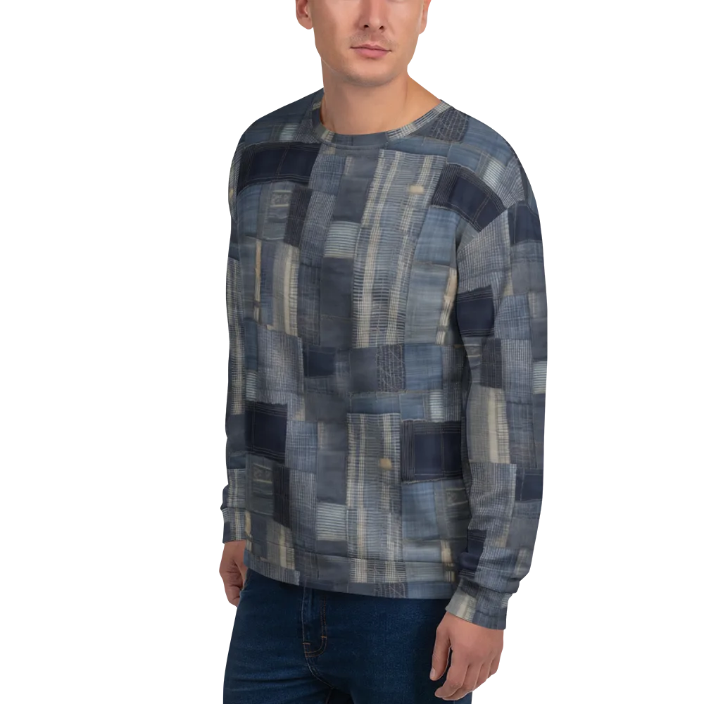 Blue Loom on Sweatshirt — Left Front