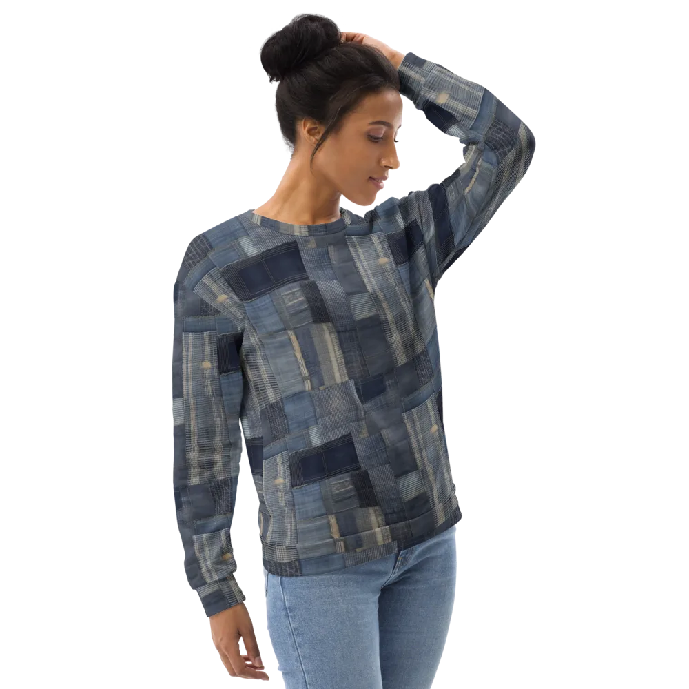 Blue Loom on Sweatshirt — Right Front