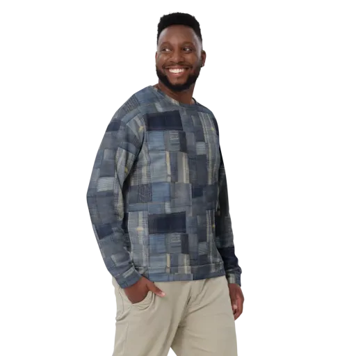 Blue Loom on a Sweatshirt