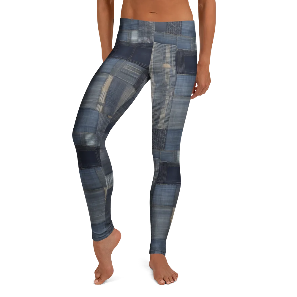 Blue Loom on Leggings — Front