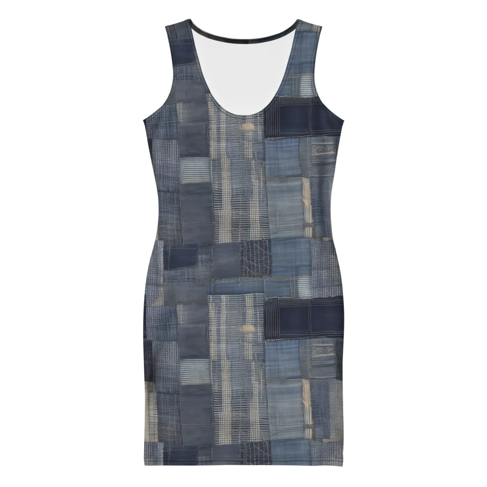 Blue Loom on Bodycon Dress — Front