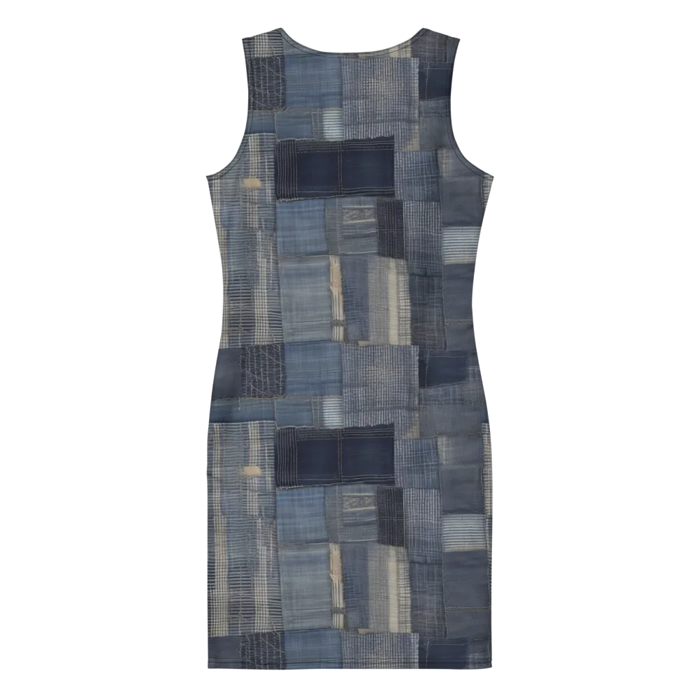 Blue Loom on Bodycon Dress — Back