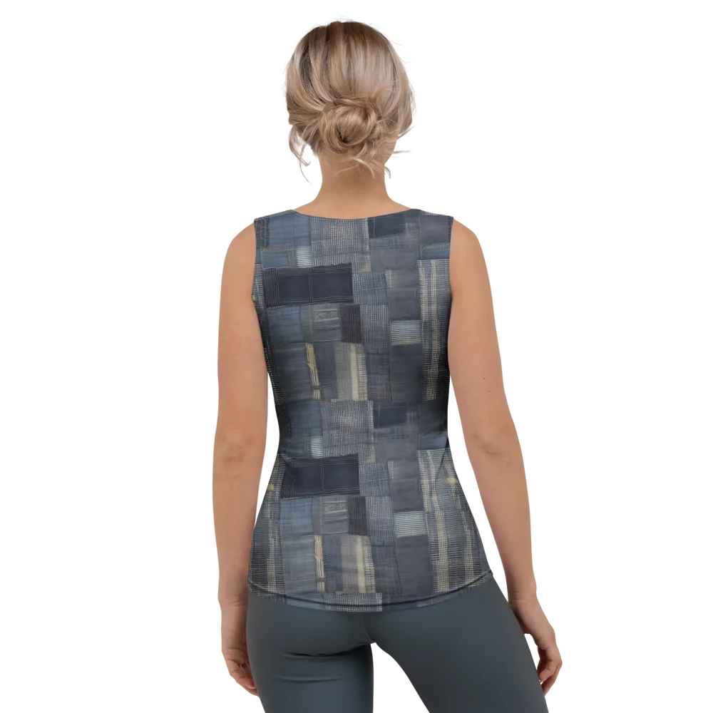 Blue Loom on Women's Tank Top — Back