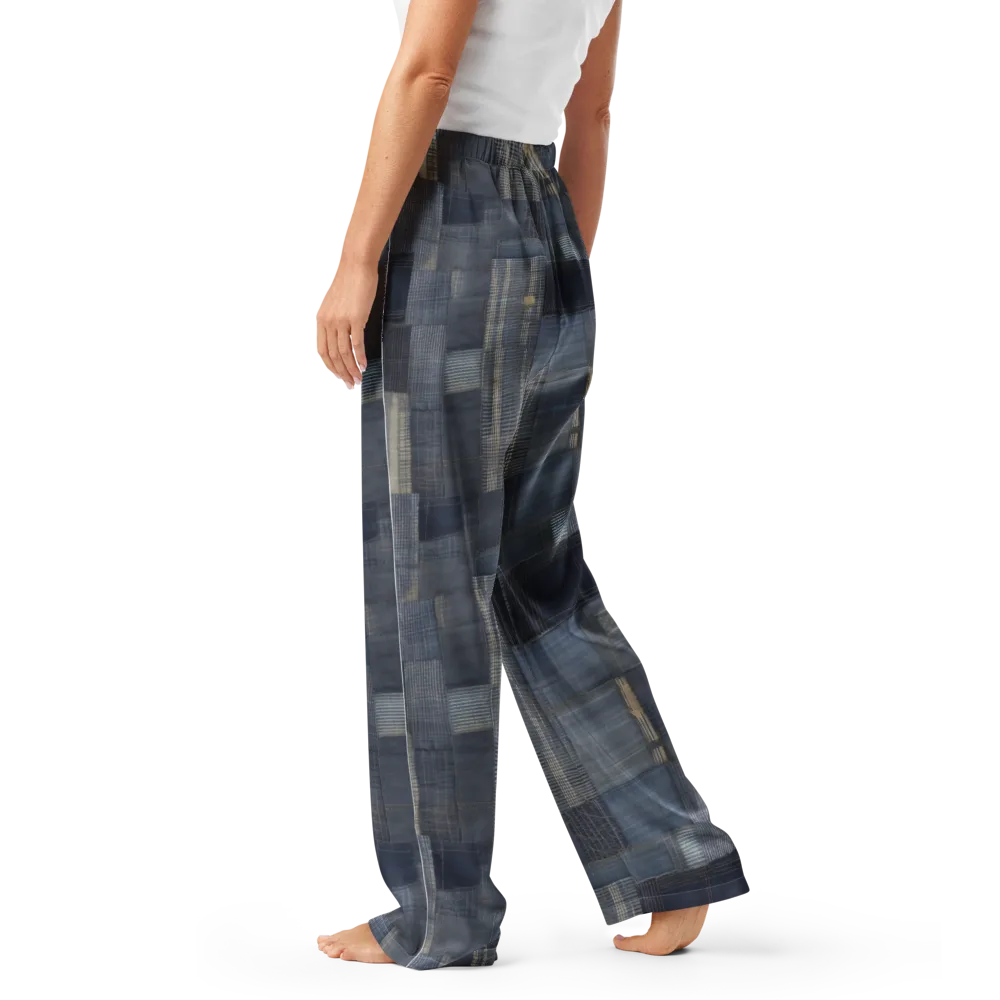 Blue Loom on Women's Pajama Pants — Left