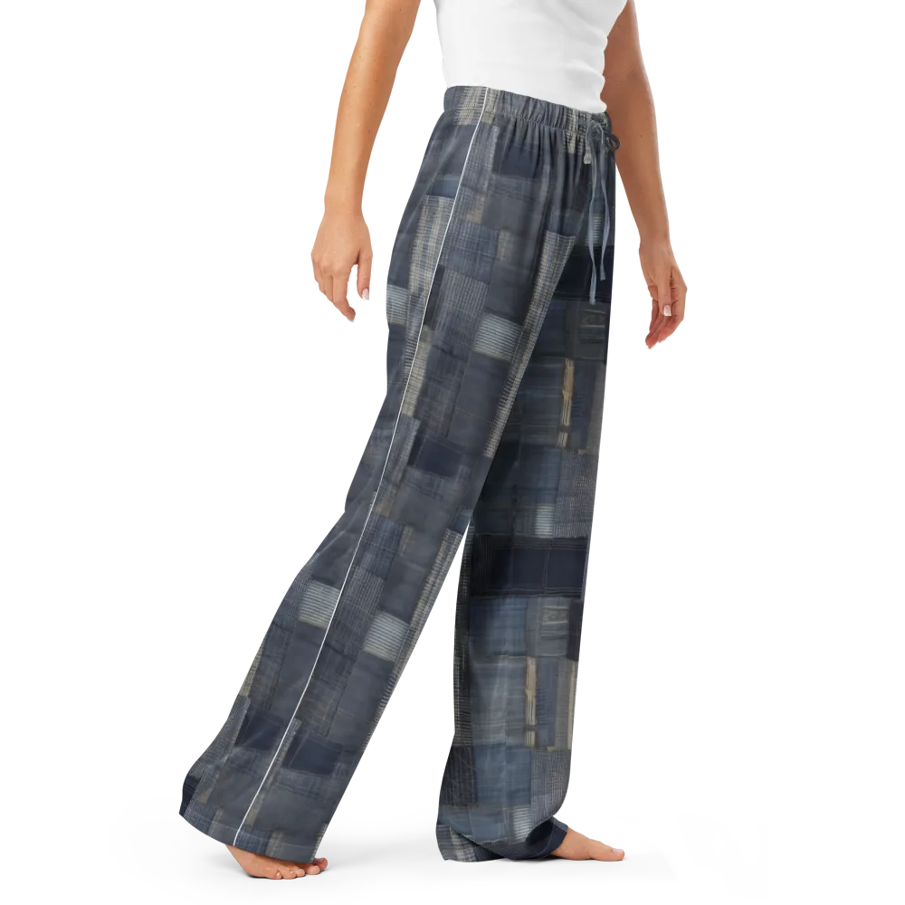 Blue Loom on Women's Pajama Pants — Right Front