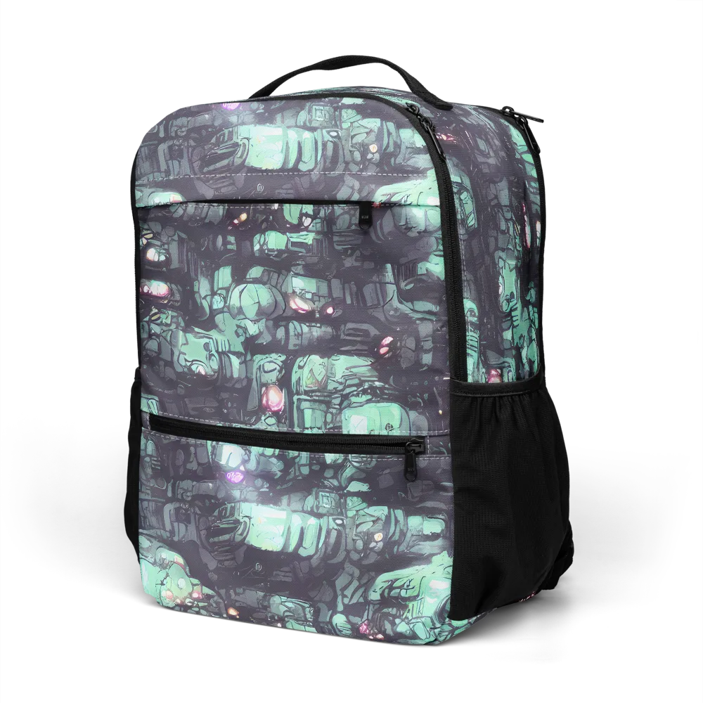 Neon Underworld on Utility Backpack — Left Front
