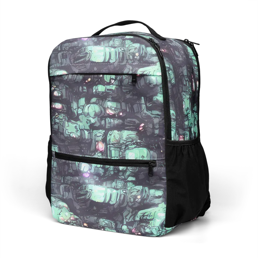 Neon Underworld on Utility Backpack — Left Front