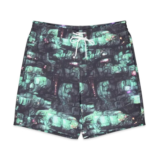 Neon Underworld on a Men's Board Shorts