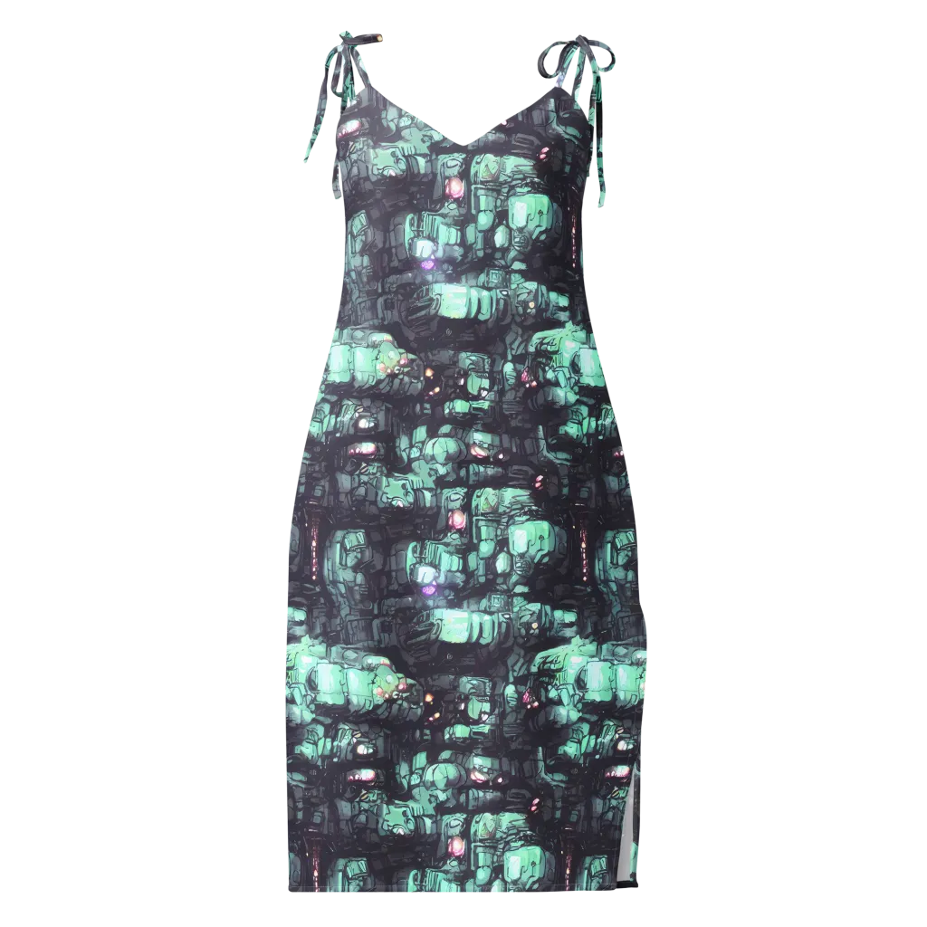 Neon Underworld on Slip Dress — Front