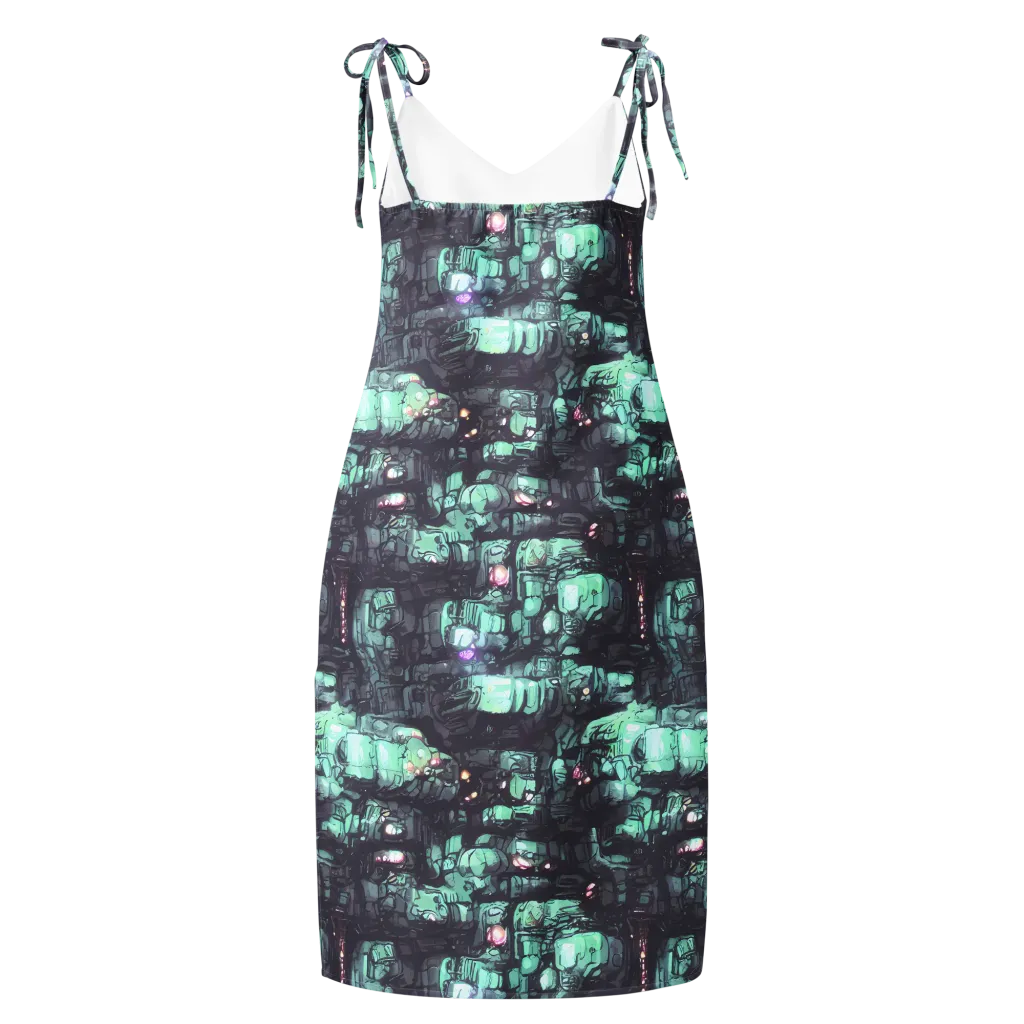 Neon Underworld on Slip Dress — Back