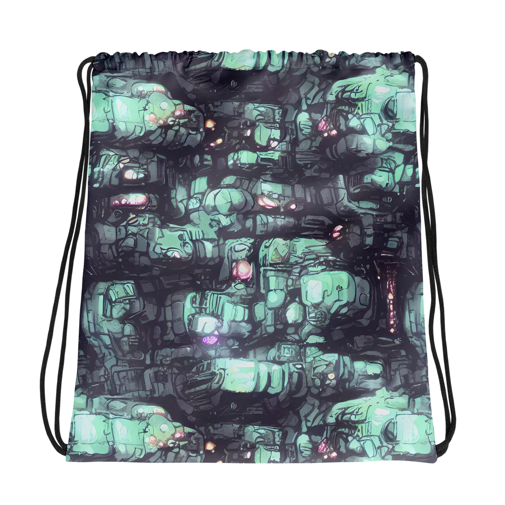 Neon Underworld on Drawstring Bag — Photo