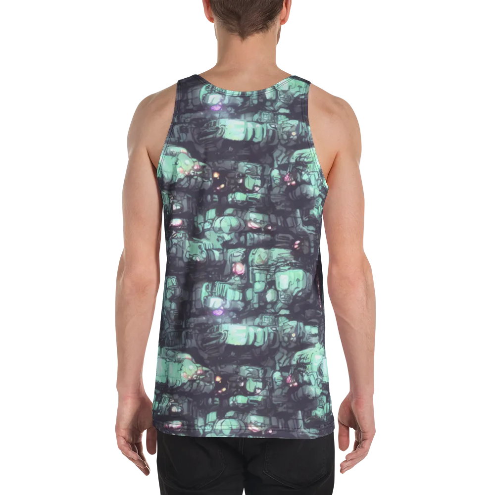 Neon Underworld on Men's Tank Top — Back