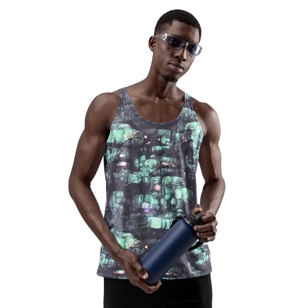 Neon Underworld on Men's Tank Top — Front
