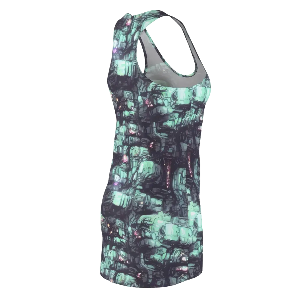 Neon Underworld on Racerback Dress — Back Side