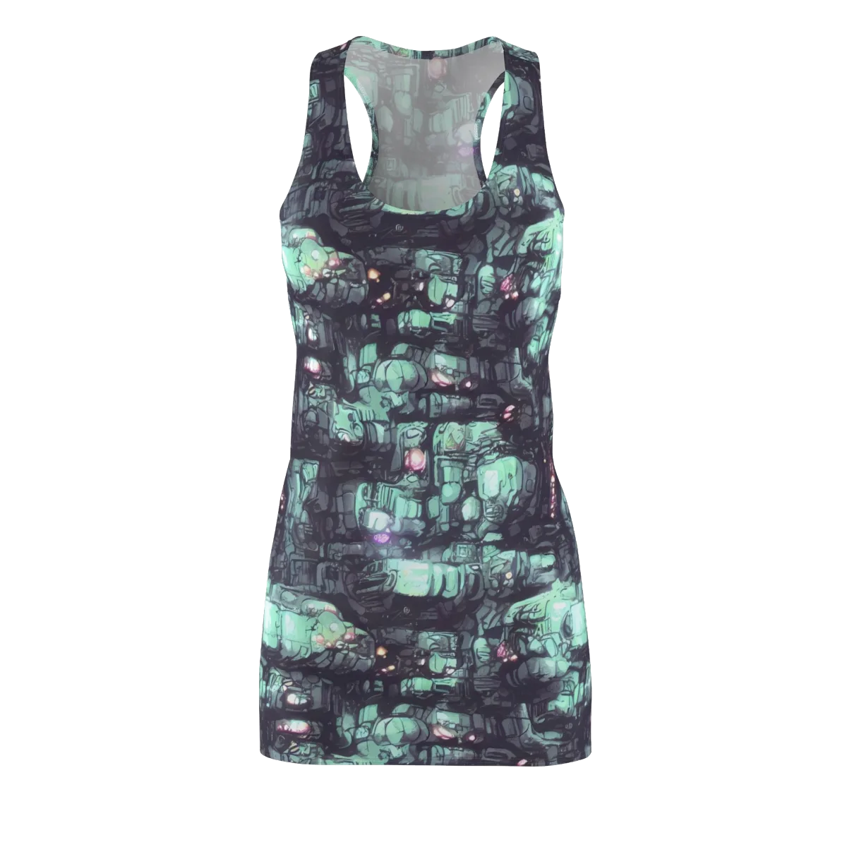 Neon Underworld on Racerback Dress — Front