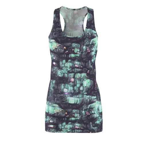 Neon Underworld on a Racerback Dress
