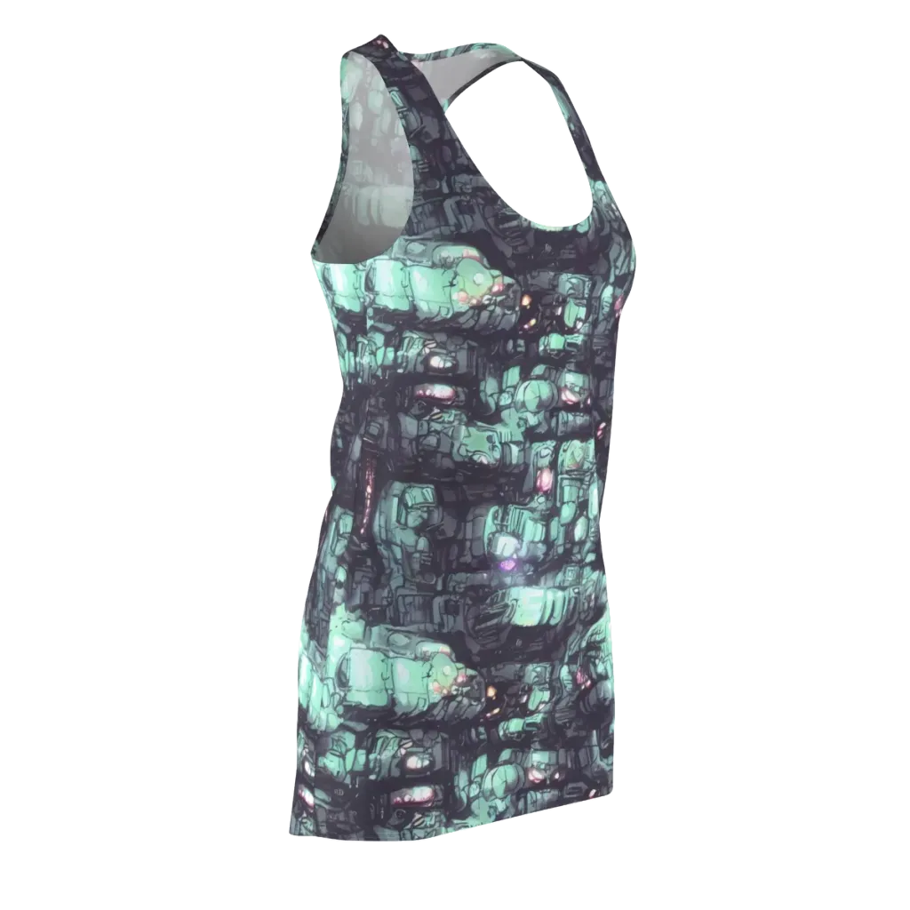 Neon Underworld on Racerback Dress — Front Side