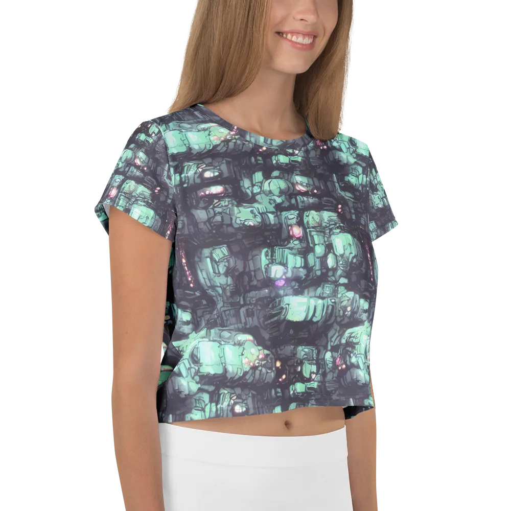 Neon Underworld on Crop Tee — Right