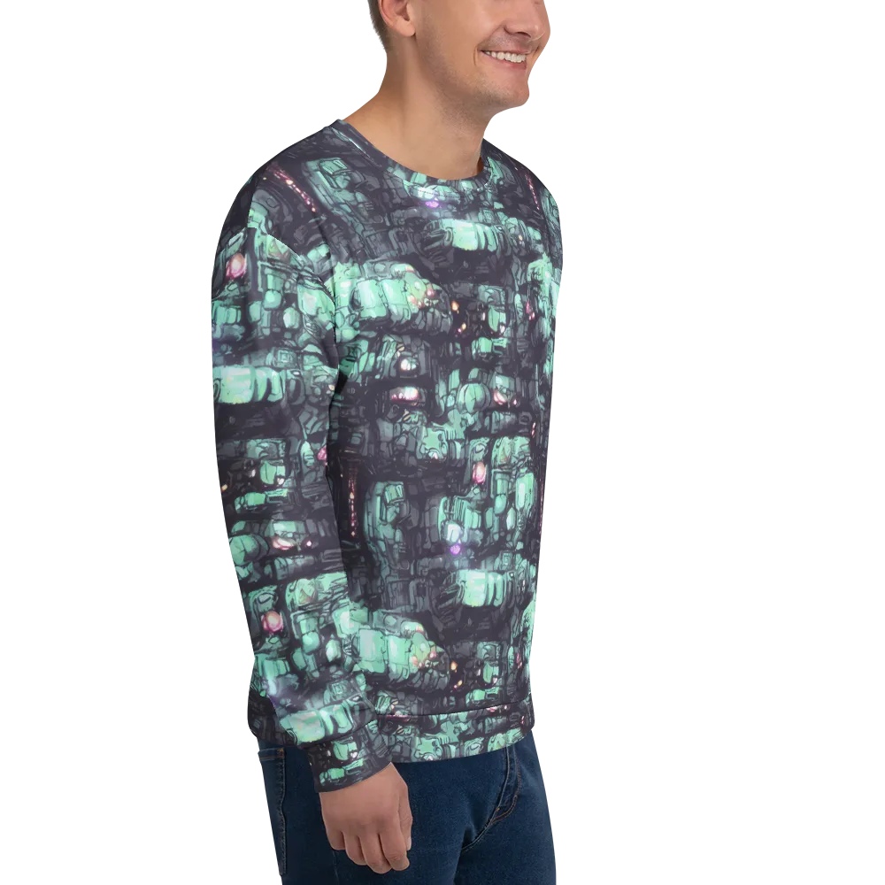 Neon Underworld on Sweatshirt — Right Front