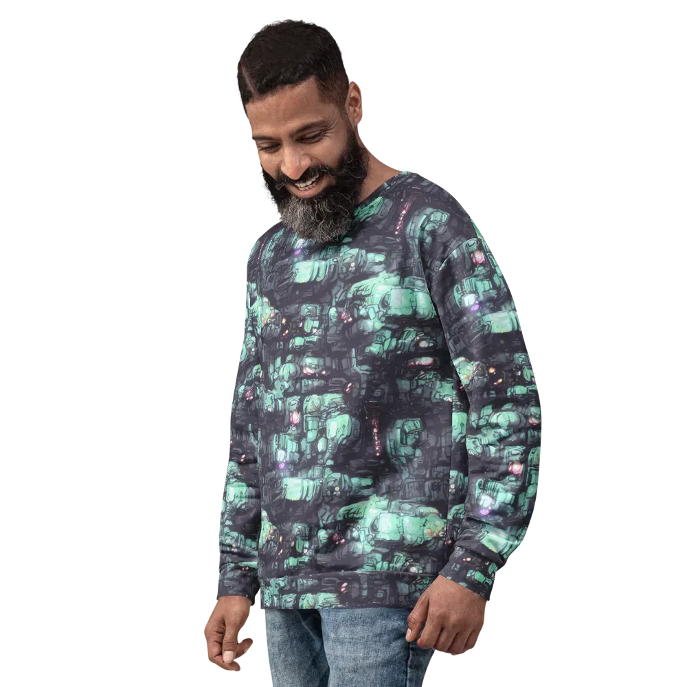Neon Underworld on Sweatshirt — Left Front