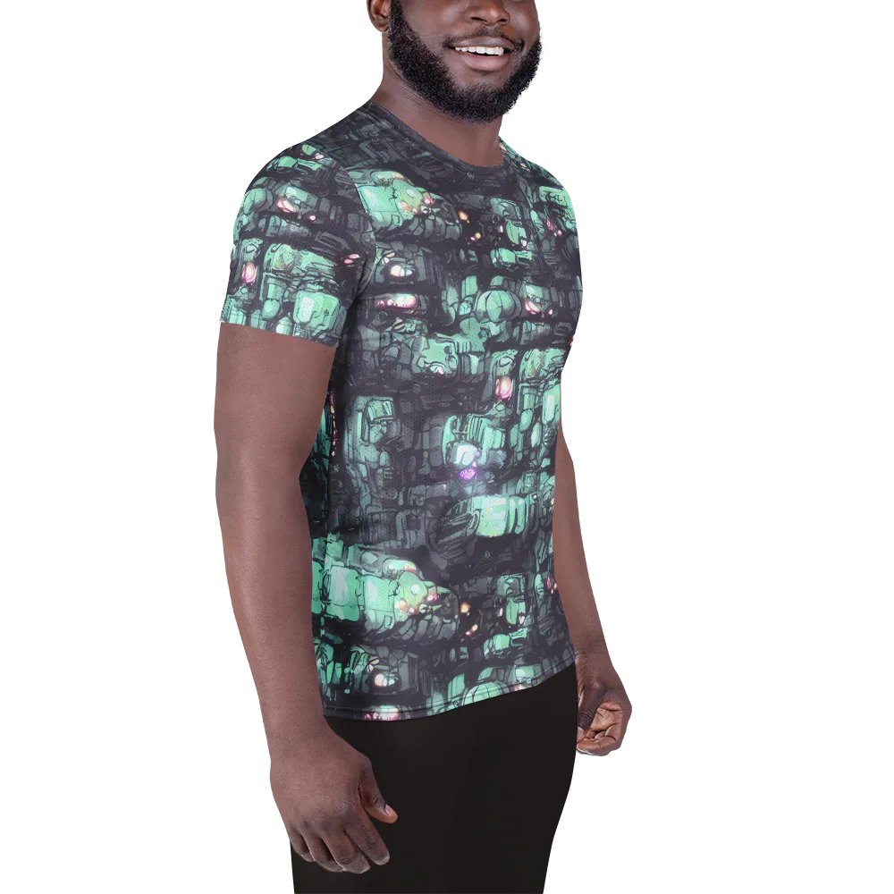 Neon Underworld on Men's Athletic T-Shirt — Right