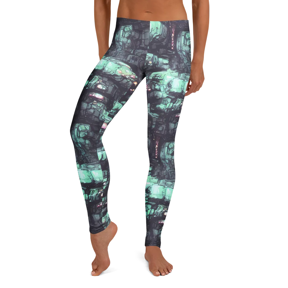 Neon Underworld on Leggings — Front