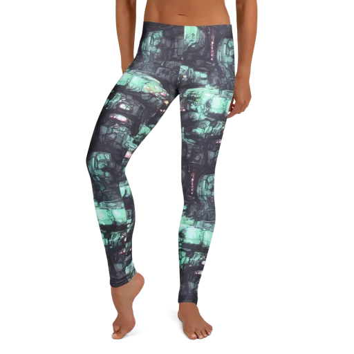 Neon Underworld on a Leggings