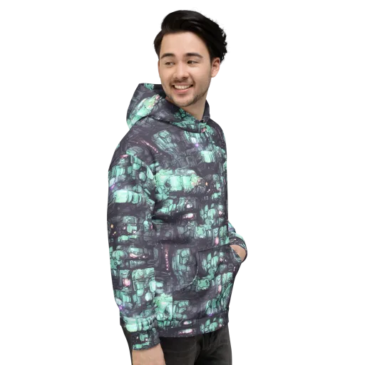Neon Underworld on a Hoodie