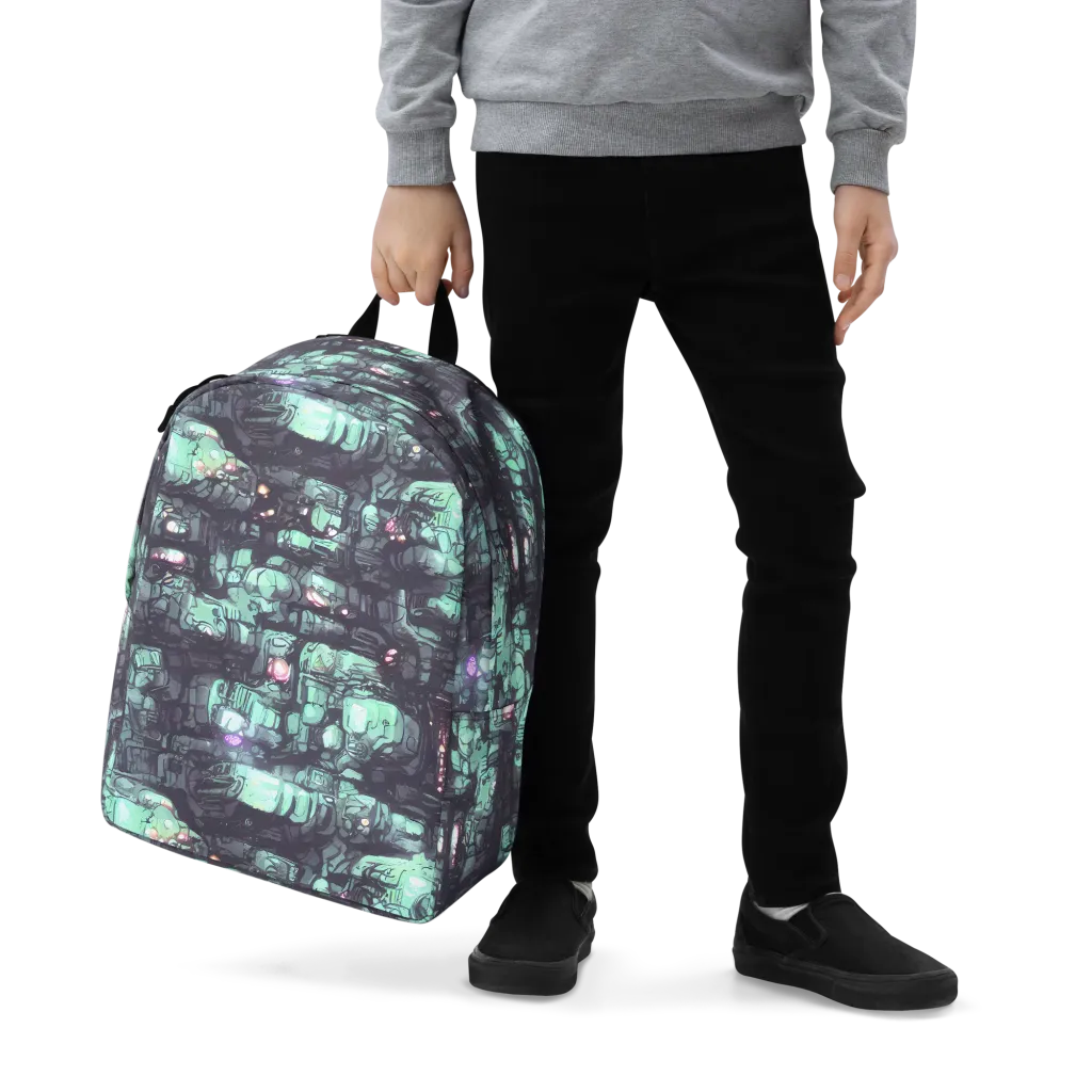 Neon Underworld on Minimalist Backpack — Zoomed-in