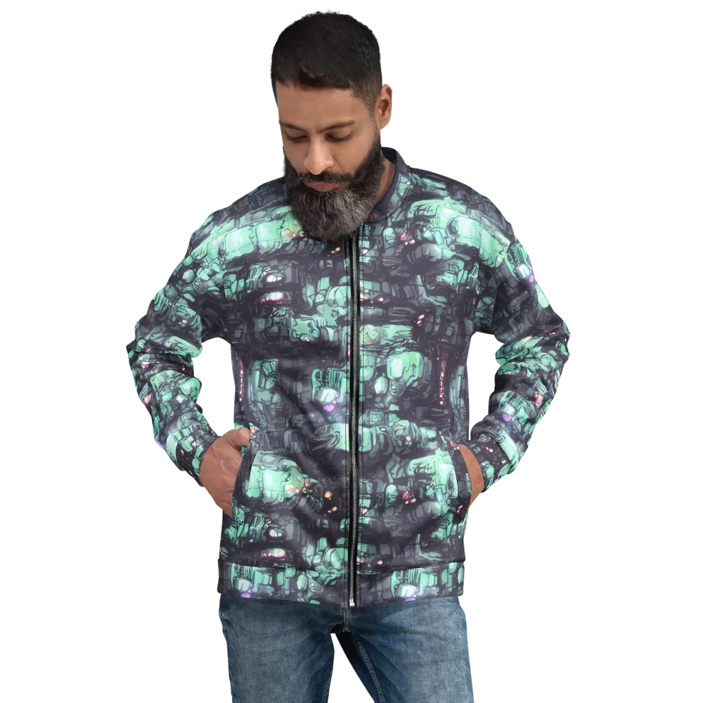 Neon Underworld on Bomber Jacket — Front