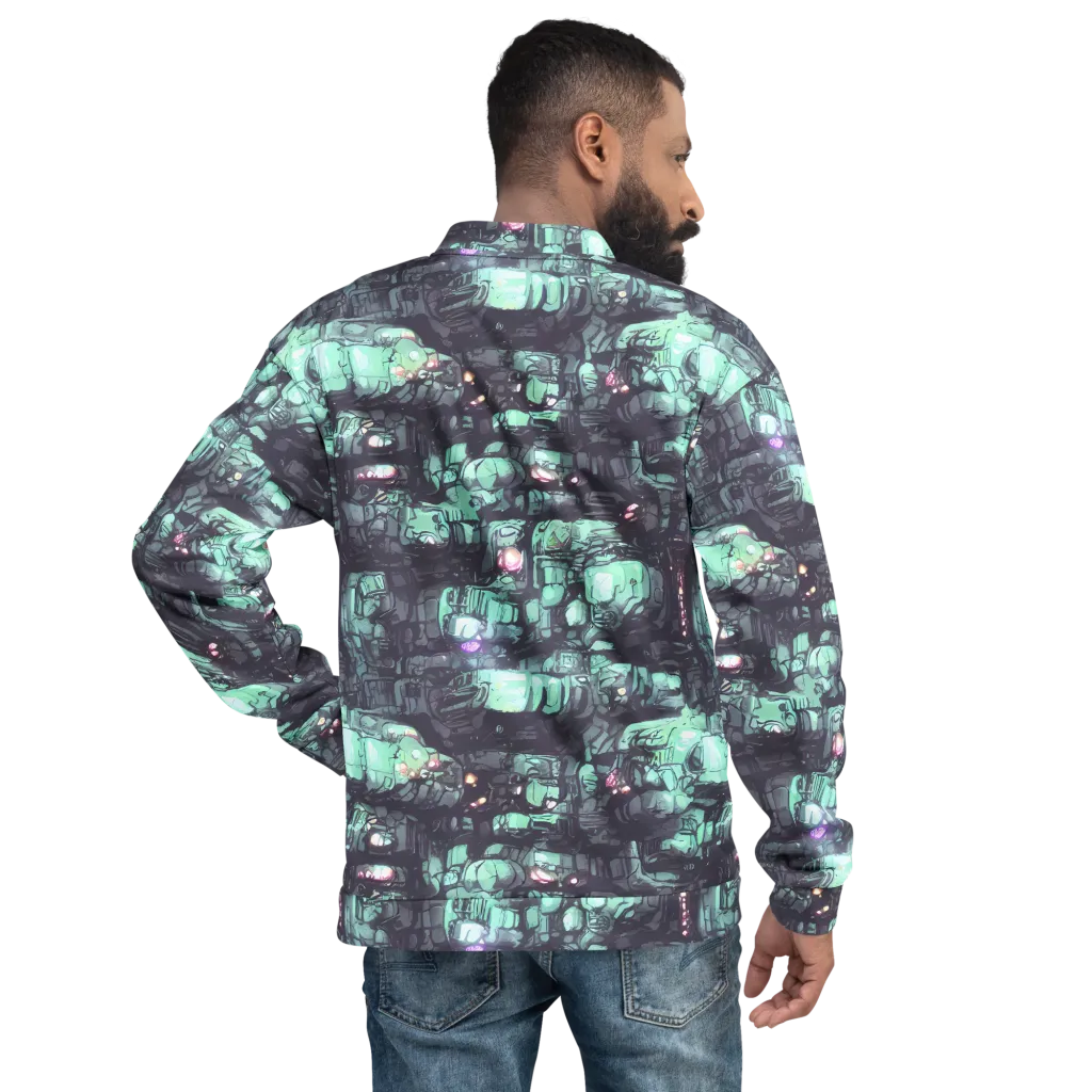 Neon Underworld on Bomber Jacket — Back