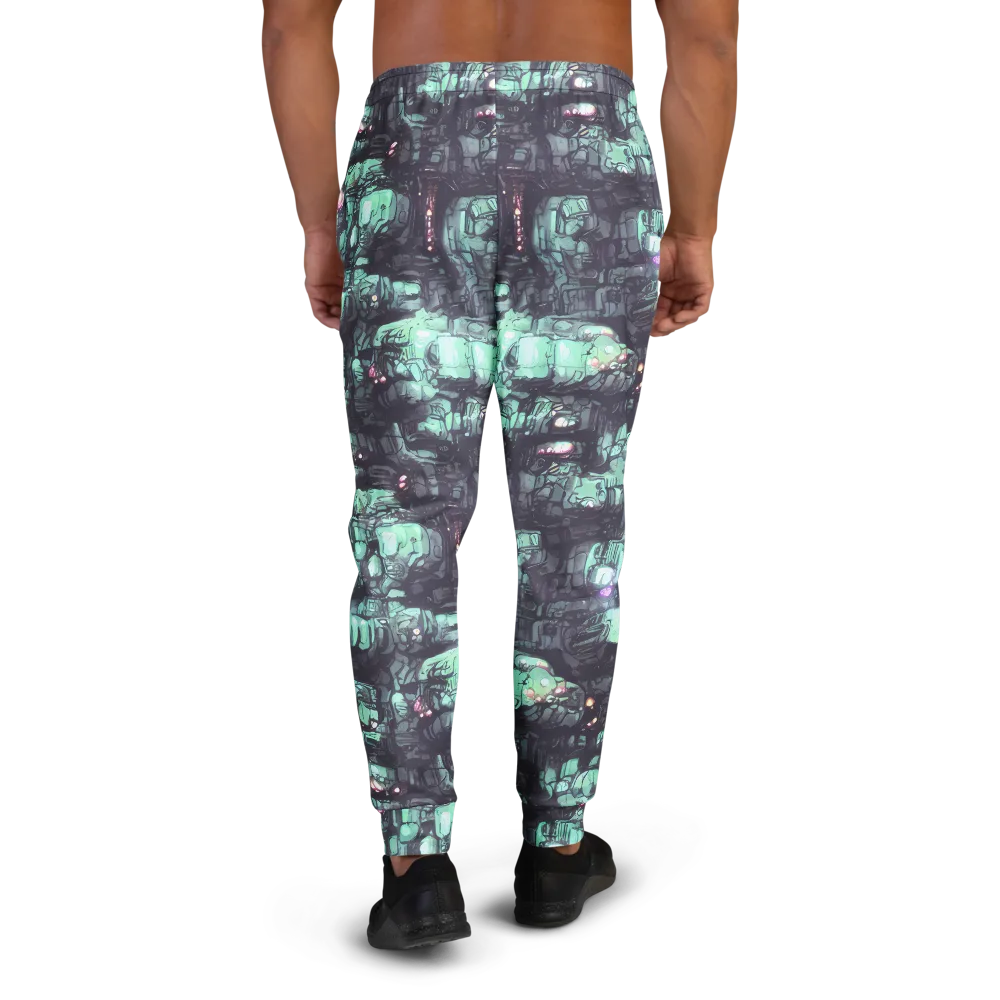 Neon Underworld on Men's Joggers — Back