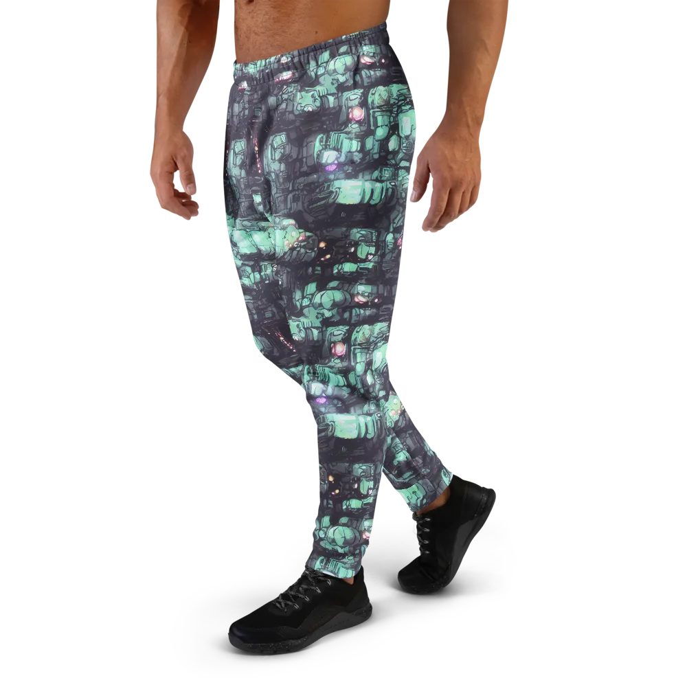 Neon Underworld on Men's Joggers — Left