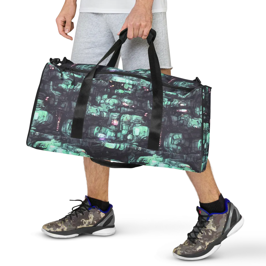 Neon Underworld on Duffle Bag — Front