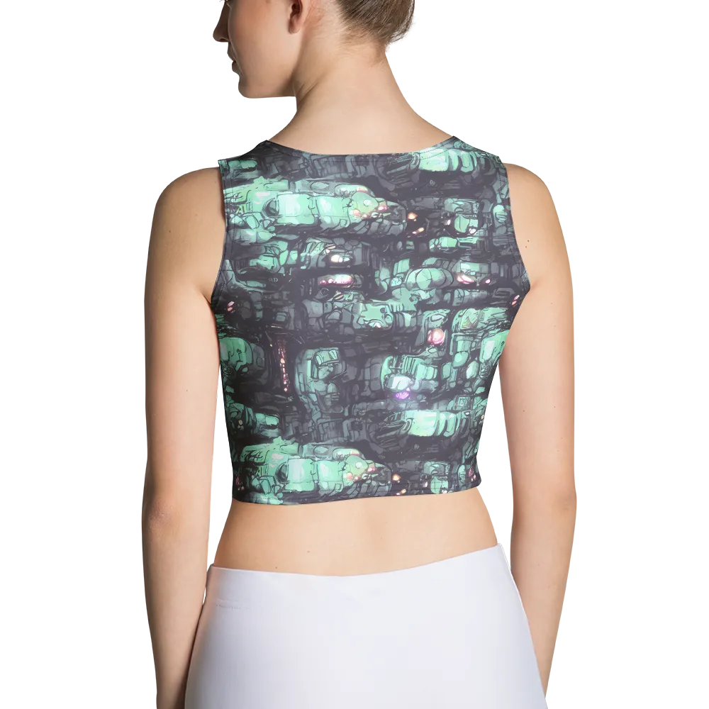 Neon Underworld on Crop Top — Back