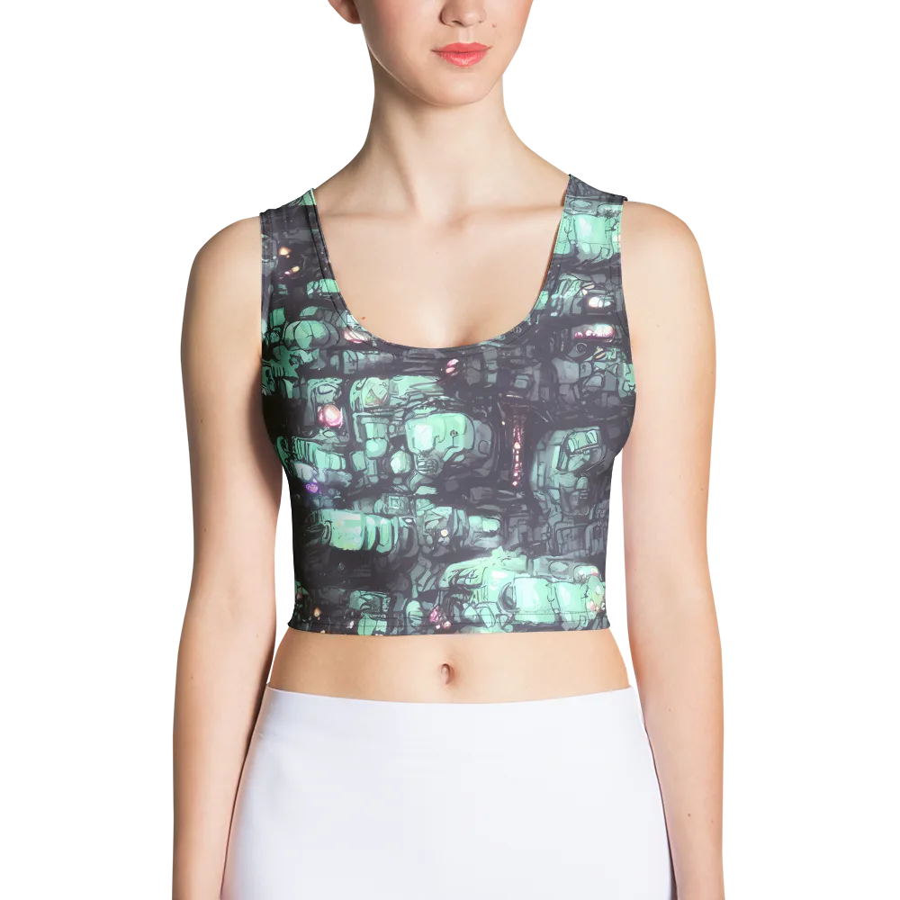 Neon Underworld on Crop Top — Front