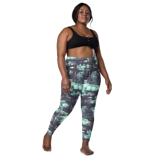 Neon Underworld on a Leggings with Pockets